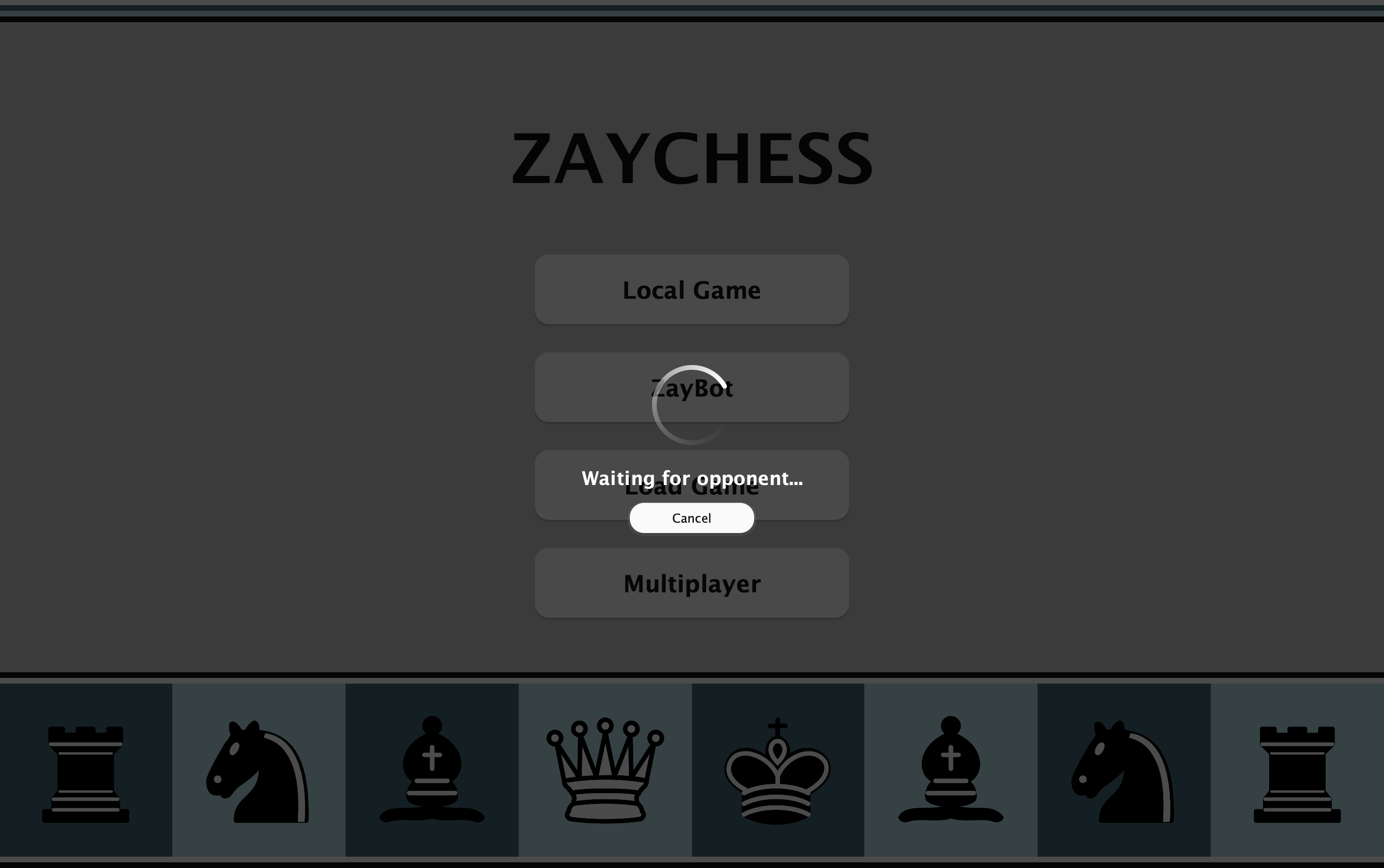 Zaychess Multiplayer Waiting Screen